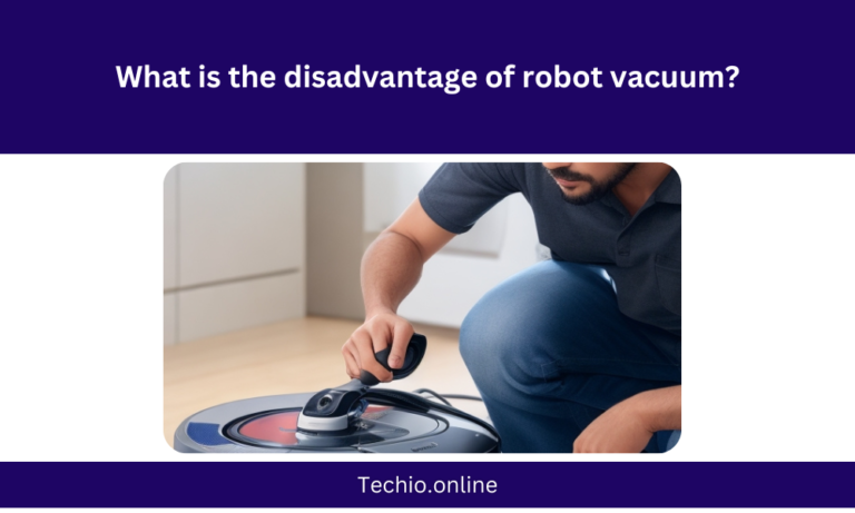 What is the disadvantage of robot vacuum?